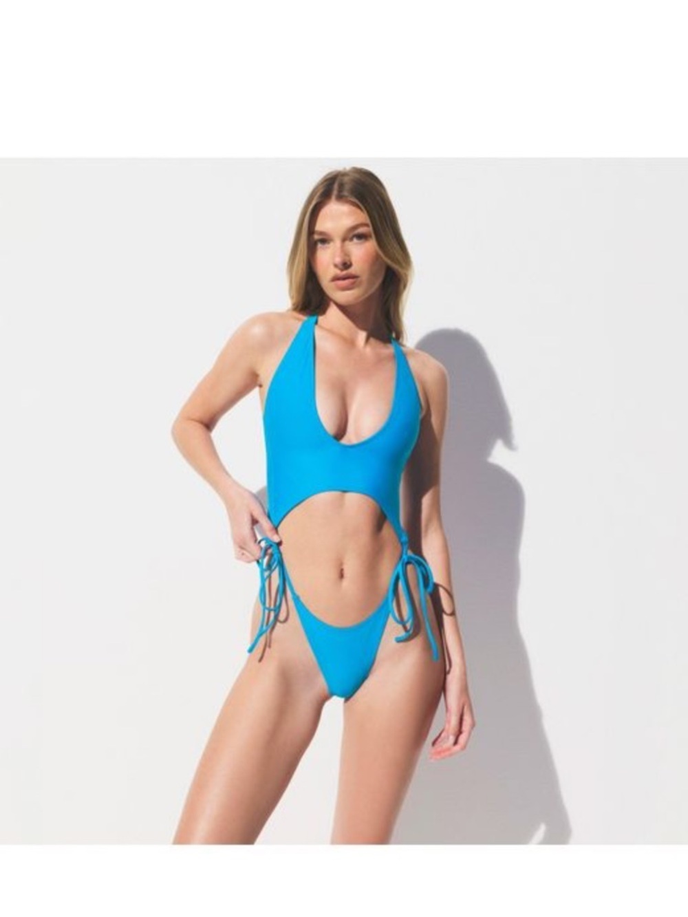 SKIMS Cerulean Blue One-Piece Swim